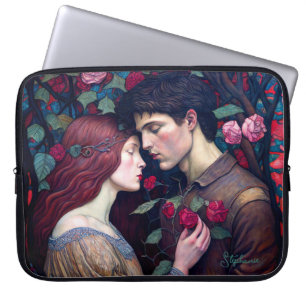 Funda Para Portátil Pareja de amantes del romance vintage