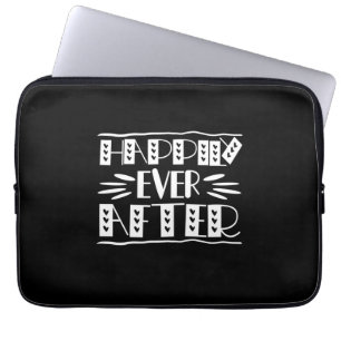 Funda Para Portátil Pareja de arte feliz por siempre después