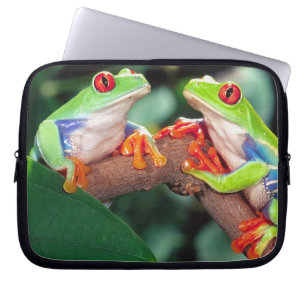 Funda Para Portátil Pareja de ranas de ojos rojos, Agalychinis callidr