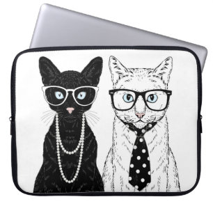 Funda Para Portátil Pares del gato
