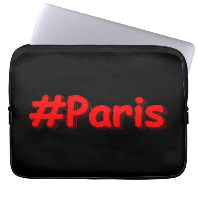 Funda Para Portátil "París". Diseño elegante. ¡Hazte con una en Zazzle (Frente)