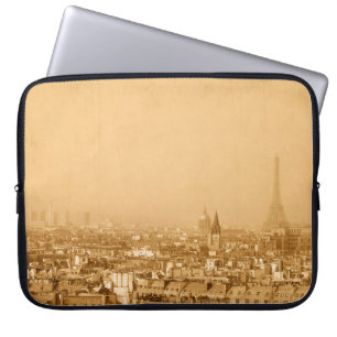 Funda Para Portátil París franceparis de estilo antiguo, antiguo, anti