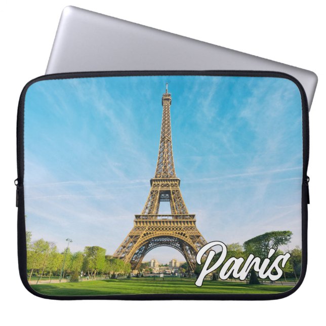 Funda Para Portátil París, Francia | Torre Eiffel (Frente)