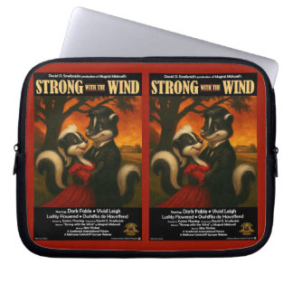Funda Para Portátil Parodia de la película Fuerte con el Viento