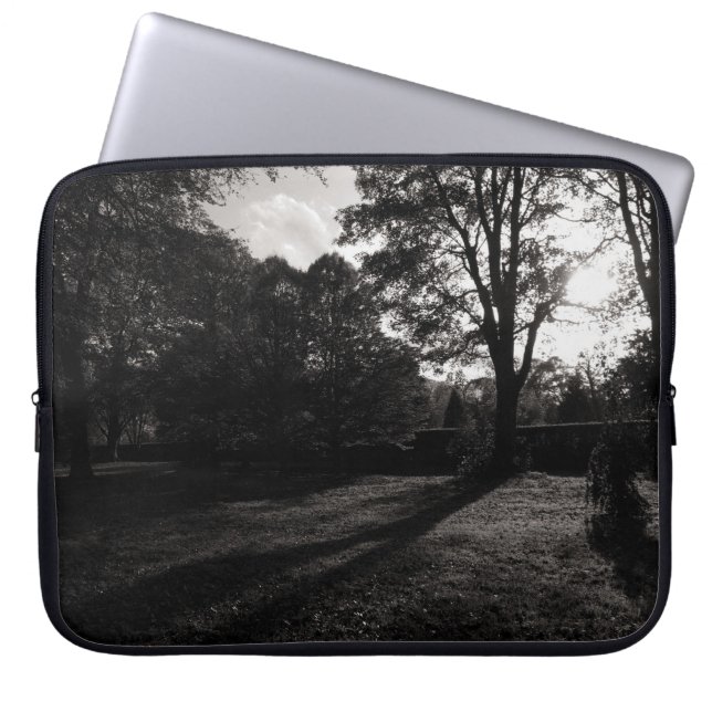 Funda Para Portátil Parque Cardiff del Bute del paisaje del otoño (Frente)