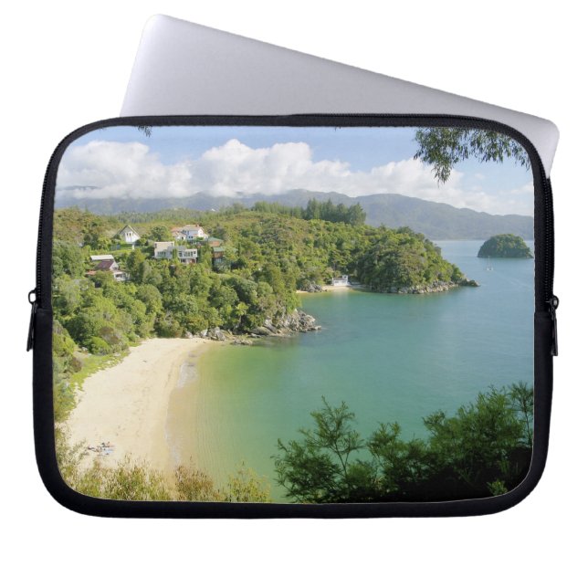Funda Para Portátil Parque Nacional Able Tasman, Nelson, Nueva Zelanda (Frente)