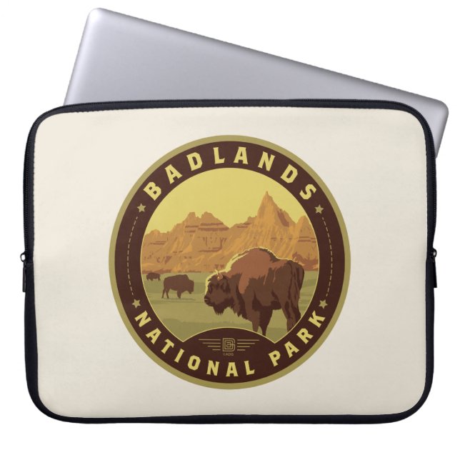 Funda Para Portátil Parque nacional Badlands (Frente)