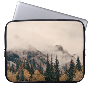 Funda Para Portátil Parque nacional Banff, montañas nigrosas y bosque