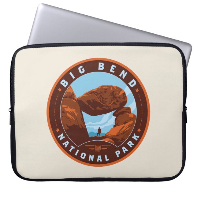 Funda Para Portátil Parque nacional Big Bend (Frente)