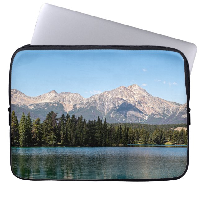 Funda Para Portátil Parque nacional canadiense, montaña de la Pirámide (Frente)