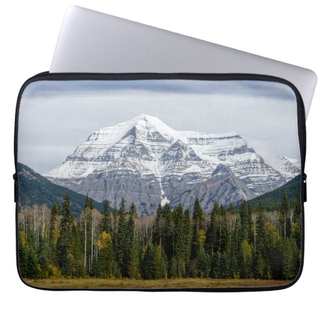 Funda Para Portátil Parque nacional canadiense, Monte Robson (Frente)