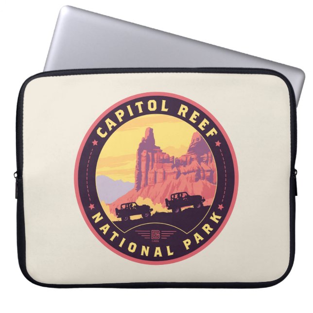 Funda Para Portátil Parque nacional de los arrecifes del Capitolio (Frente)