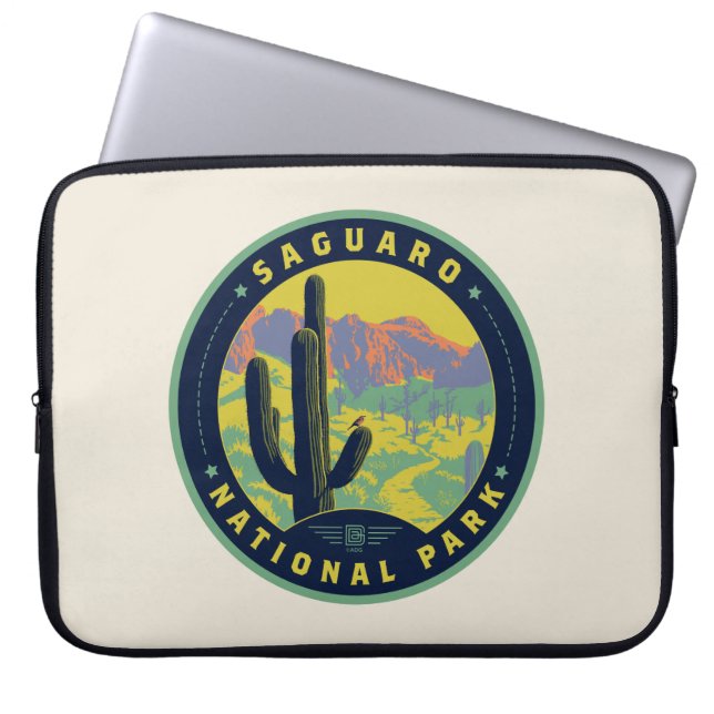 Funda Para Portátil Parque nacional de Saguaro (Frente)