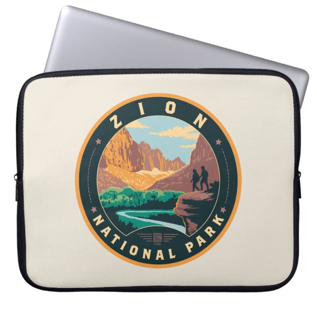 Funda Para Portátil Parque nacional de Zion (Frente)