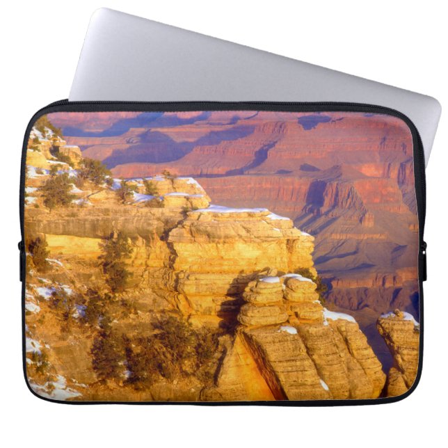 Funda Para Portátil Parque nacional del Gran Cañón en invierno (Frente)