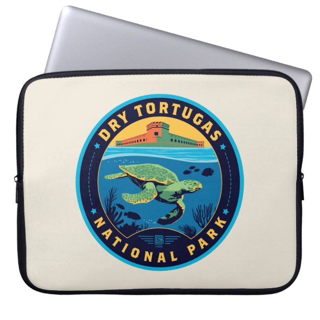 Funda Para Portátil Parque nacional Dry Tortugas (Frente)