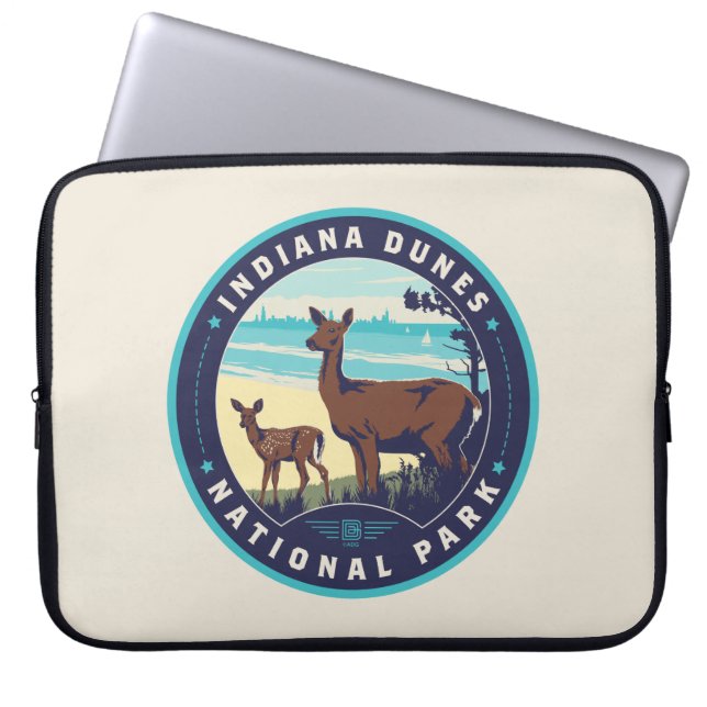 Funda Para Portátil Parque nacional Dunas de Indiana (Frente)