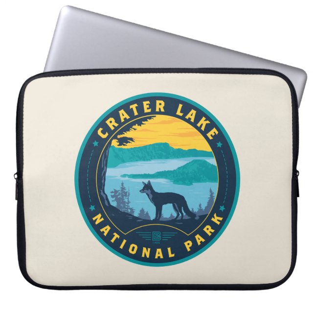 Funda Para Portátil Parque nacional Lago Crater (Frente)