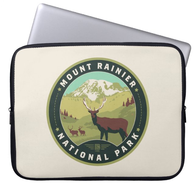 Funda Para Portátil Parque nacional Monte Rainier (Frente)