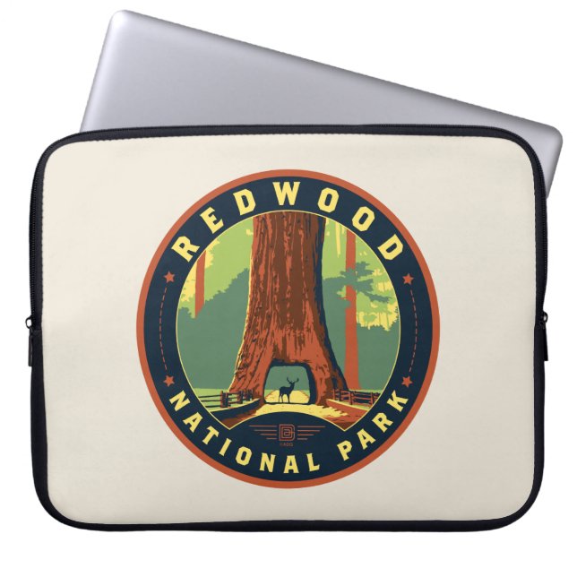 Funda Para Portátil Parque nacional Redwood (Frente)