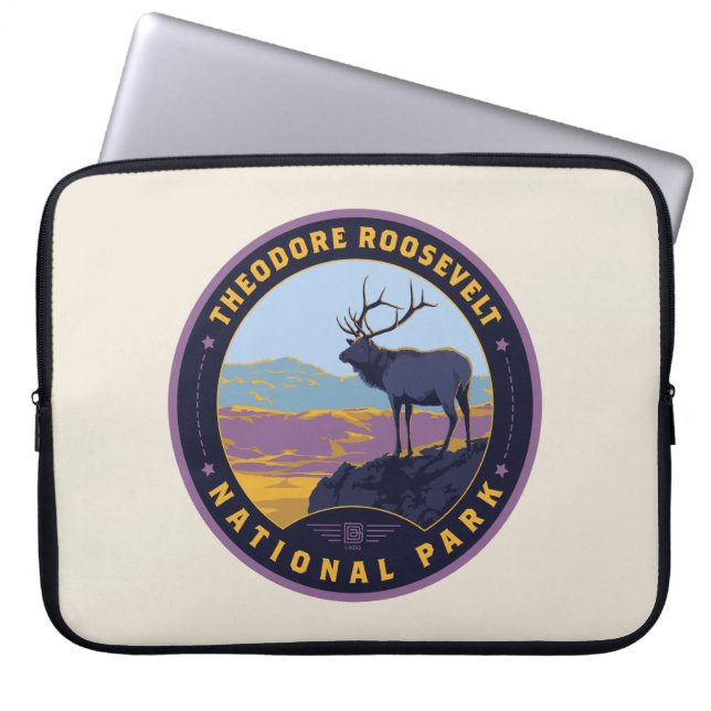 Funda Para Portátil Parque nacional Theodore Roosevelt (Frente)