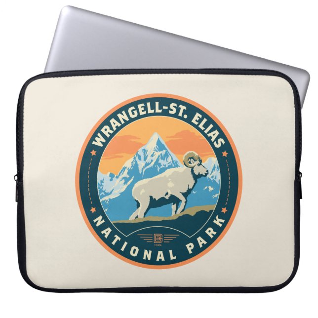 Funda Para Portátil Parque nacional Wrangell-St Elias (Frente)
