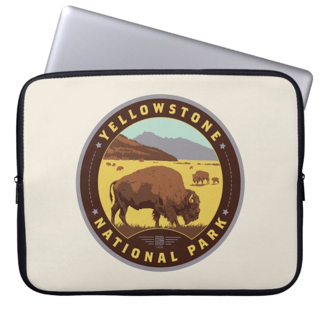 Funda Para Portátil Parque nacional Yellowstone (Frente)