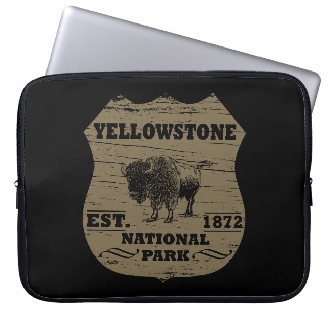 Funda Para Portátil Parque nacional Yellowstone (Frente)