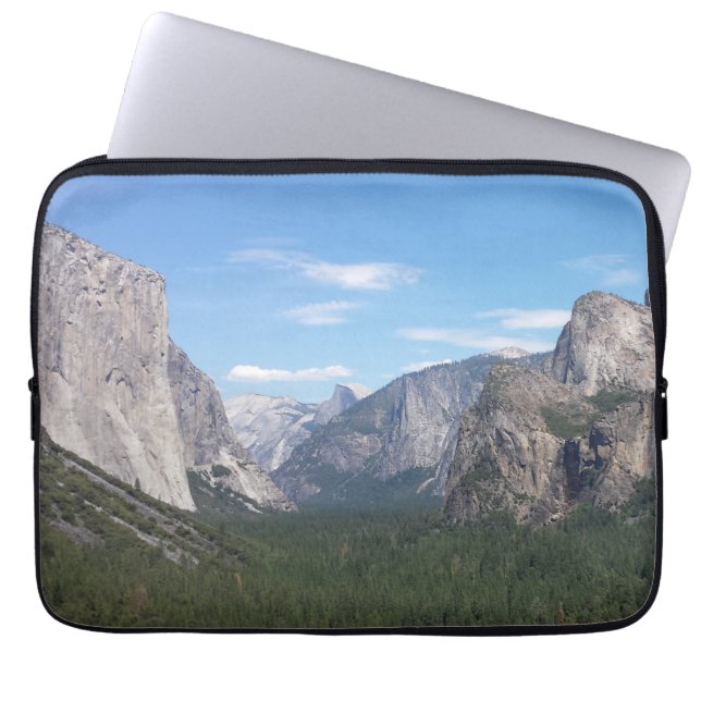 Funda Para Portátil Parque Nacional Yosemite, Valle de la Montaña (Frente)