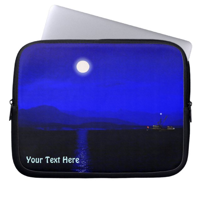 Funda Para Portátil Pasaje con luz de la luna (Frente)