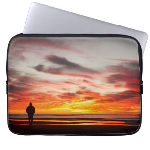 Funda Para Portátil Paseo de la puesta del sol