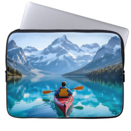 Funda Para Portátil Paseo en kayak por las montañas Hermosa naturalez
