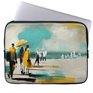 Funda Para Portátil Paseo iluminado por el sol - Figuras abstractas en