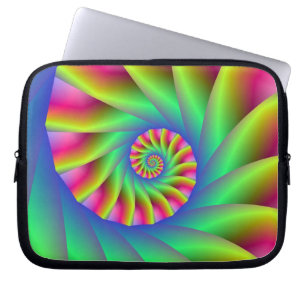 Funda Para Portátil Pasos de espiral psicodélicos