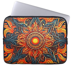 Funda Para Portátil Pastel Arte Psicodélico - Mandala visionaria
