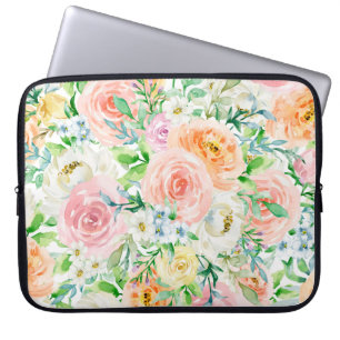 Funda Para Portátil Pastel de jardín romántico
