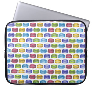 Funda Para Portátil Pastel francés Macaron Cookies Bakery Pastry Chef