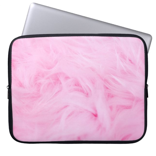 FUNDA PARA PORTÁTIL PASTEL FUR (Frente)
