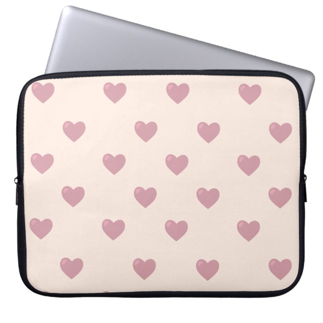 Funda Para Portátil Pastel Love Hearts (Frente)