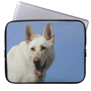 Funda Para Portátil Pastor alemán blanco