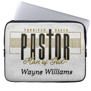 Funda Para Portátil Pastor cristiano inspirador/Personalizado