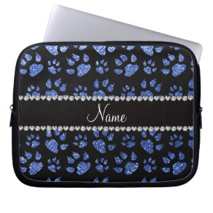 Funda Para Portátil Patas azules conocidas personalizadas del gato del