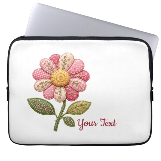 Funda Para Portátil Patchwork Blume im Landhausstil (Frente)
