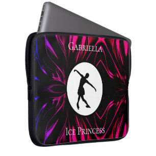 Funda Para Portátil Patinaje Artístico "Princesa de Hielo" Personaliza