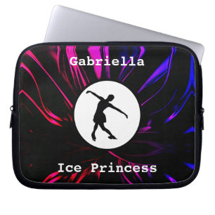 Funda Para Portátil Patinaje artístico "Princesa de Hielo" personaliza