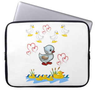 Funda Para Portátil Pato de la manga del portátil