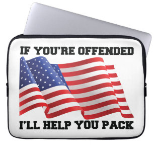 Funda Para Portátil patriota americano