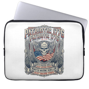 Funda Para Portátil Patriótico 1776 Camión Monstruo Fuera de Carretera