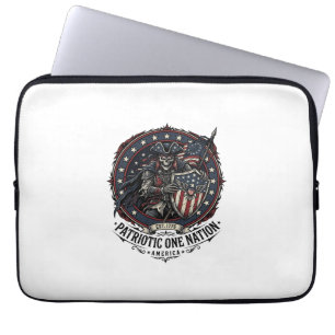 Funda Para Portátil Patriótico Fantasma Patriota Horror Monstruo Patri