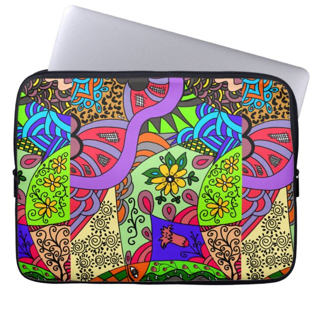 Funda Para Portátil patrón (Frente)